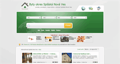 Desktop Screenshot of byty.nehnutelnosti-spisskanovaves.eu