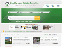 Tablet Screenshot of objekty.nehnutelnosti-spisskanovaves.eu
